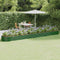 vidaXL - Plantenbak - 544x100x36 - cm - gepoedercoat - staal - groen