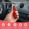 Nuvance - Veiligheidshamer - 2-in-1 Noodhamer en Gordelsnijder - Rood