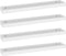vidaXL - Wandschappen - 4 - st - Loggia - 80x15x4 - cm - MDF - wit