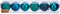 Set kerstballen Blauw Plastic Ø 7 cm (12 Stuks)