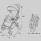 LILI - compacte kinderwagen - 0 tot 36 maanden - lichtgewicht 6 kg - 5-punts tuigje - wendbaar