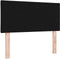 vidaXL - Hoofdbord - met - Diamantpatroon - in - het - Zwart, - 90 - cm, - Van - Velvet