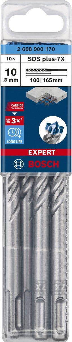 Bosch Expert SDS plus-7X - Hamerboor - 4 snijkanten - Langdurige prestaties