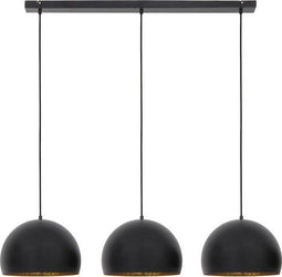 Light & Living Jaicey - Hanglamp 3L - Zwart - 120x33x25cm