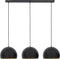 Light & Living Jaicey - Hanglamp 3L - Zwart - 120x33x25cm