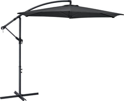 Parasol Brazil - 3,0 m - Slingerbediening - Donkergrijs