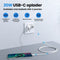 Faas USB C Oplader - Snellader 40W - 2x 20W Poort - 2 USB C Kabels 1.5m - Wit