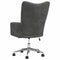 vidaXL Relaxfauteuil - Fluweel - Hoogte verstelbaar - Donkergrijs