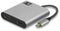 ACT AC7012 - USB-C naar HDMI Dual Monitor MST Hub - 4K @ 60Hz - Aluminium Grijs