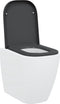 vidaXL - Snelle - Montage - Toiletbril - met - Zachte - Sluiting - Duroplast - Antraciet