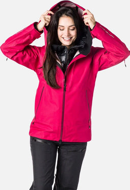Rossignol SKPR 3L ski jas - dames - waterdicht 45000 mm - roze - maat S