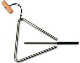 Meinl Triangel NINO551, 6" - Hand percussie voor kinderen