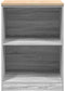vidaXL - Garagekast - 60x51x85 - cm - massief - grenenhout - grijs - sonoma