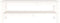 vidaXL - Salontafel - 110x50x40 - cm - massief - grenenhout - wit
