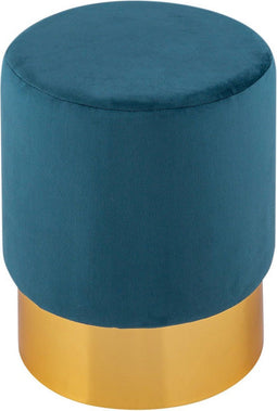 SVJ Kruk Rond - 31 x 31 x 43 cm - Polyester - Blauw