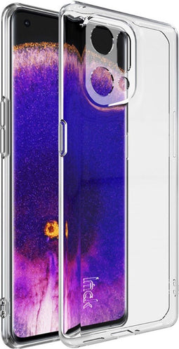 Lunso - Geschikt voor Oppo Find X5 - TPU Backcover hoes - Transparant