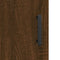 vidaXL - Dressoir - 69,5x34x90 - cm - bewerkt - hout - bruin - eikenkleur