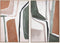 Schilderij Home ESPRIT Abstract Stads 83 x 4,5 x 123 cm (2 Stuks)
