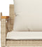 vidaXL - Schommelbank - met - kussens - 109x62x40 - cm - poly - rattan - beige