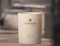 Visign Nature Geurkaars Glas - Kaars - Frisse & Kruidige geur - Sojawas - No Planet B - +/- 30 Branduren
