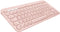 Logitech K380 - Draadloos Toetsenbord - Qwerty ES - Roze