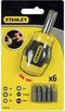 Stanley 0-66-357 - Multibit Stubby Schroevendraaier - Magnetische bithouder - Zwart Geel