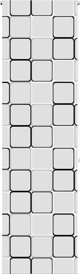 vidaXL - Doucherolgordijn - 70x240 - cm - stofbreedte - 66 - cm