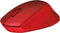 Logitech M330 Silent Plus - Draadloze Muis - 90% stiller - Rood
