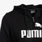 PUMA ESS Logo Hoodie FL - Dames Trui - Regular-fit - Zwart - Maat L