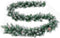 vidaXL - Kerstslinger - met - LED-lampjes - 2,7 - m - PVC - groen