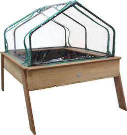 AXI Linda Kweektafel met broeikas Bruin - Inclusief gronddoek