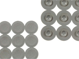 Antislipmat voor in de douche Grijs PVC 54 x 54 x 1 cm (6 Stuks)