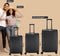 Royal Swiss - Reiskoffer - 76cm - Cijferslot - Lichtgewicht - 4 wielen - zwart