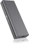 ICY BOX IB-1817M-C31 - Externe M.2 NVMe SSD-behuizing - USB 3.1 Type-C 10 Gbit/s - Grijs