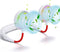 Portable Hanging Neck Sports Fan - Hands Free USB Rechargeable Personal Wearable Neckband Fan Battery Operated with 3 Level Air Flow Headphone Design Cooling Head Fan Mini Necklace Fan for office