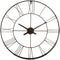 Grote Wandklok - 70cm - Metaal -Zwart - Industrieel - Vintage - Retro - Romeinse cijfers