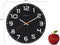 NeXtime - Wandklok - 30 x 3.5 cm - Glas - Zwart - 'Classy Round'