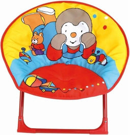 FUN HOUSE T'CHOUPI Maanzetel - Opvouwbaar - H.47 x B.54 x D.42 cm - Voor kinderen