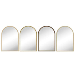 Wandspiegel Home ESPRIT Beige Natuurlijk Scandi 60 x 2 x 90 cm (4 Stuks)