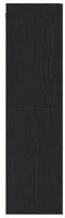 vidaXL - TV-meubel - Zwart - Eiken - 30,5x30x110 - cm - Gefabriceerd - Hout