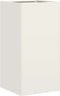 vidaXL - Plantenbak - 40x40x80 - cm - koudgewalst - staal - wit
