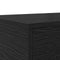 vidaXL - Lade - voor - Bed - Zwart - 90x36,5x16,5 - cm - Gelaagd - Hout
