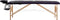 vidaXL - Massagetafel - inklapbaar - 2 - zones - hout - zwart