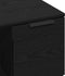 vidaXL - Salontafel - Zwart - Eiken - 50x50x36 - cm - Bewerkt - Hout