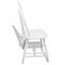 vidaXL - Eetkamerstoelen - 2 - st - massief - rubberwood - wit