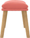 vidaXL - Voetenbank - 45x29,5x35 - cm - fluweel - roze