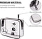 Promessa-Solutions Toilettas - Transparante toilettas - Waterafstotend - (2 stuks)
