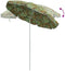 vidaXL - Strandparasol - met - metalen - paal - Camouflage - 161x193 - cm - Polyester