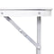 vidaXL - Campingtafel - inklapbaar - met - metalen - frame - 80 - x - 60 - cm