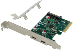Conceptronic EMRICK07G - PCIe USB 3.2 Gen 2 Controller - 10 Gbit/s - Groen